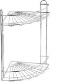 Полка д/ванной FORA Romia угловая 2-х ярусная KOR-2009